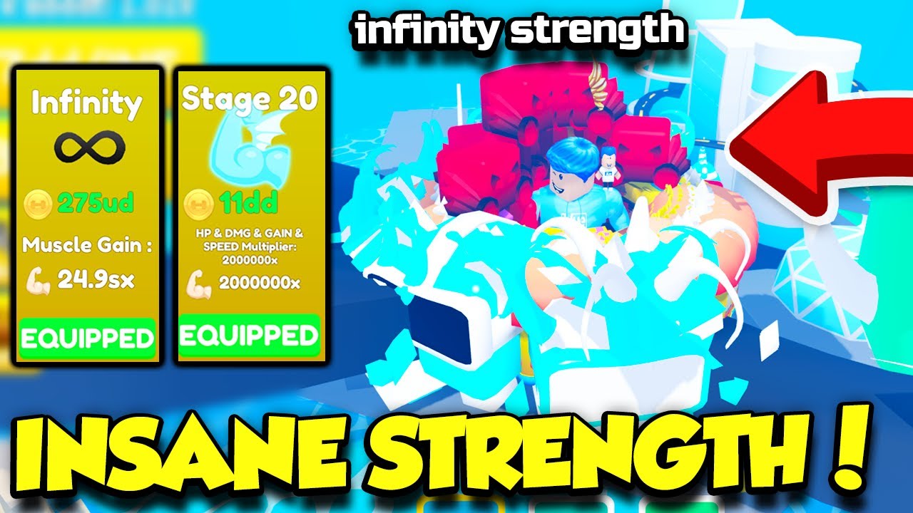 I Became MAX STAGE 20 In Lifting Titans Update AND GOT THE INFINITY WEIGHT!! (Roblox)