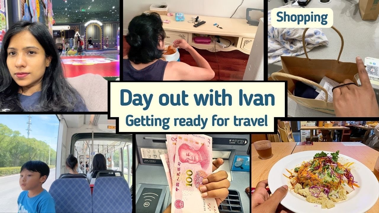 Day out in the mall with Ivan I Shopping for village I My experience with kindergartens in China