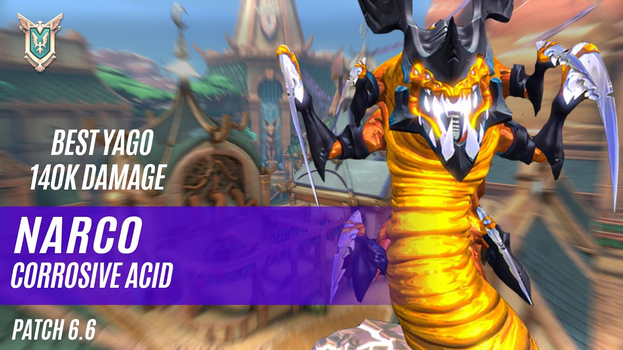 BEST YAGO 140K DAMAGE NARCO YAGORATH PALADINS COMPETITIVE (MASTER) CORROSIVE ACID