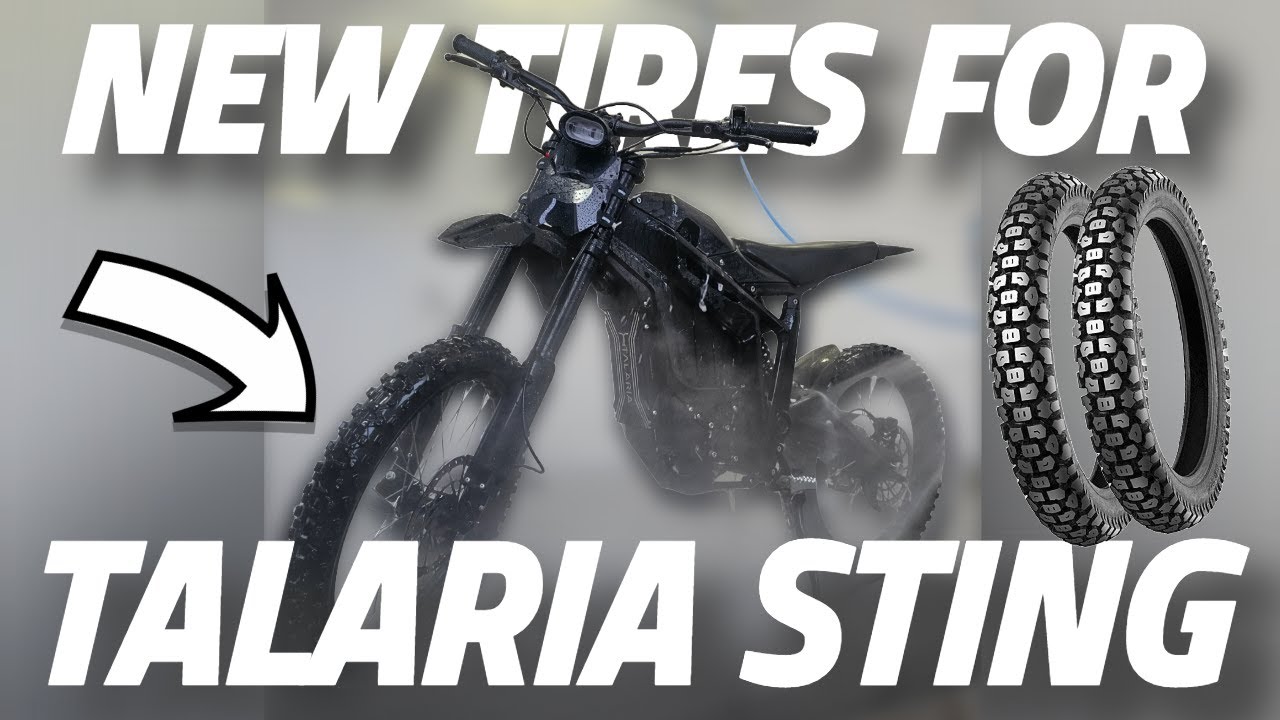Talaria Sting R MX4 got New Tires! Shinko 244s