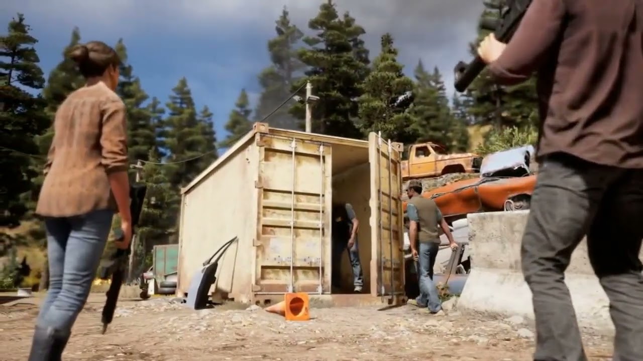 Far Cry 5 - US Auto- Outpost walkthrough and Key Location Ps4