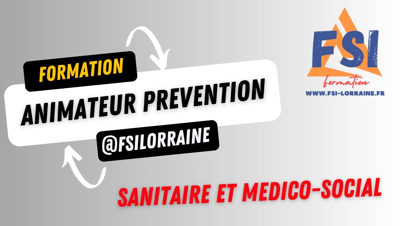 Animateur prévention du Sanitaire et Medico-Social