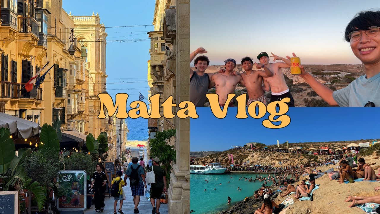 Solo Trip to Malta 🇲🇹 / Valletta / Comino Island / Sunset / Mediterranean Climate [Vol. 198]