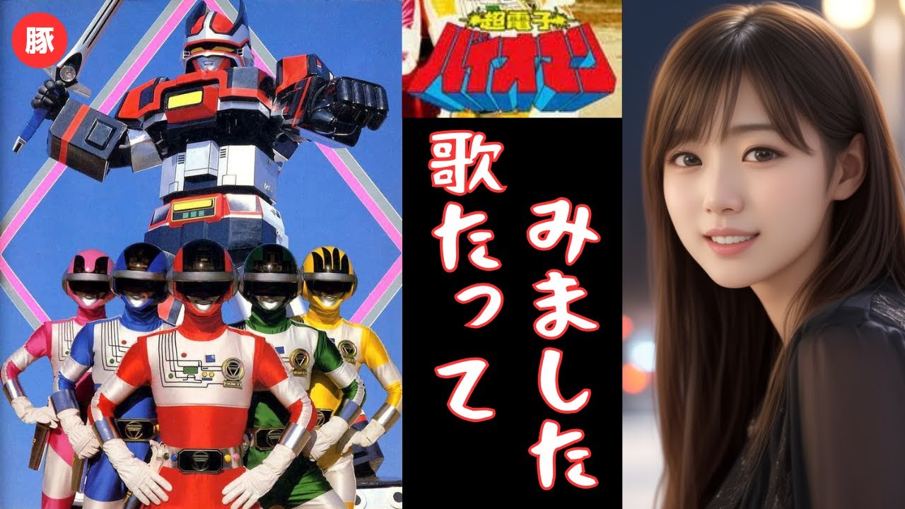 超電子バイオマン 【歌ってみた】宮内タカユキ｜歌詞字幕入り｜Bioman OP cover