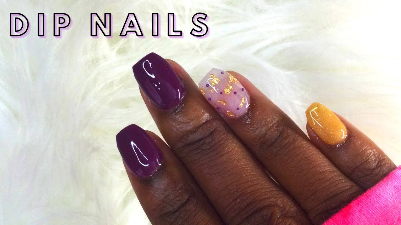 Dip Nails using Totally Dipp'd Dip Powders