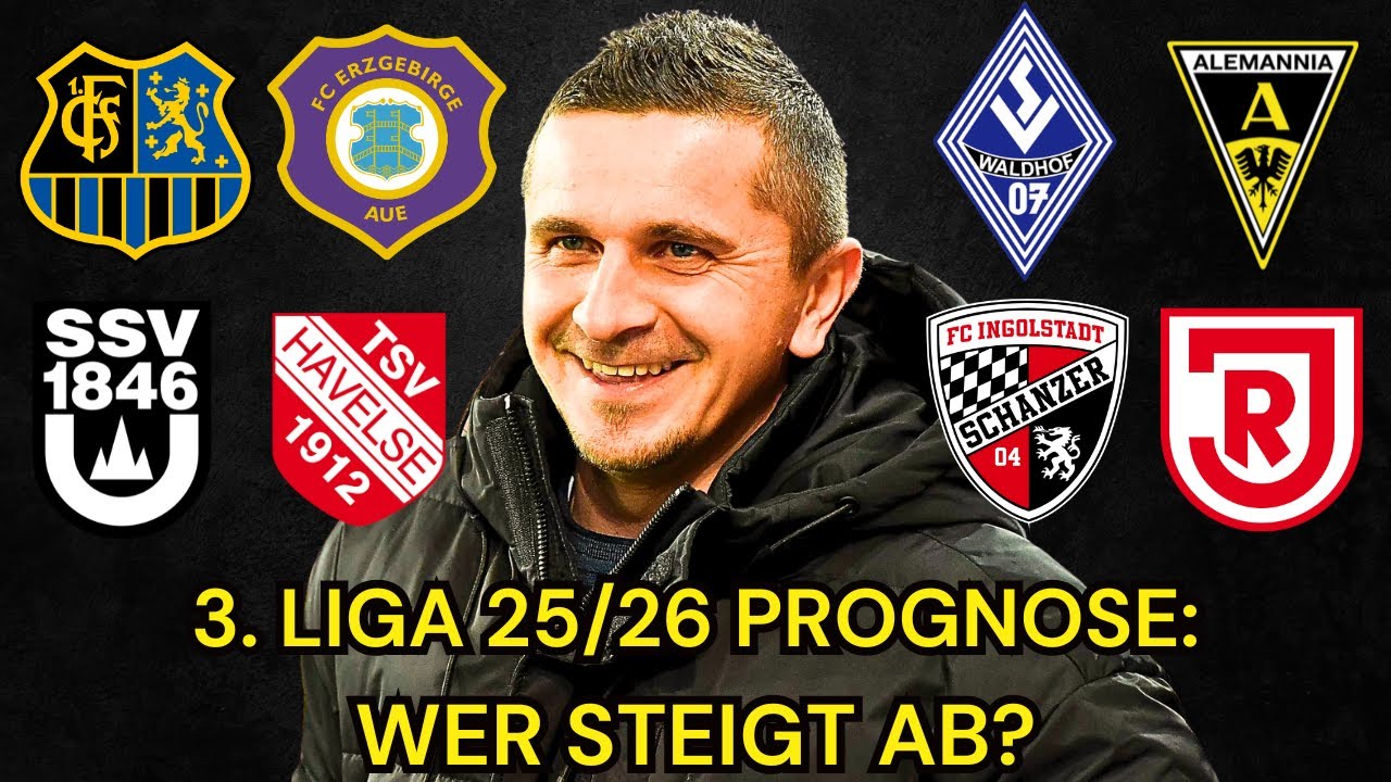 3. Liga PROGNOSE: Wer wird ABSTEIGEN?!