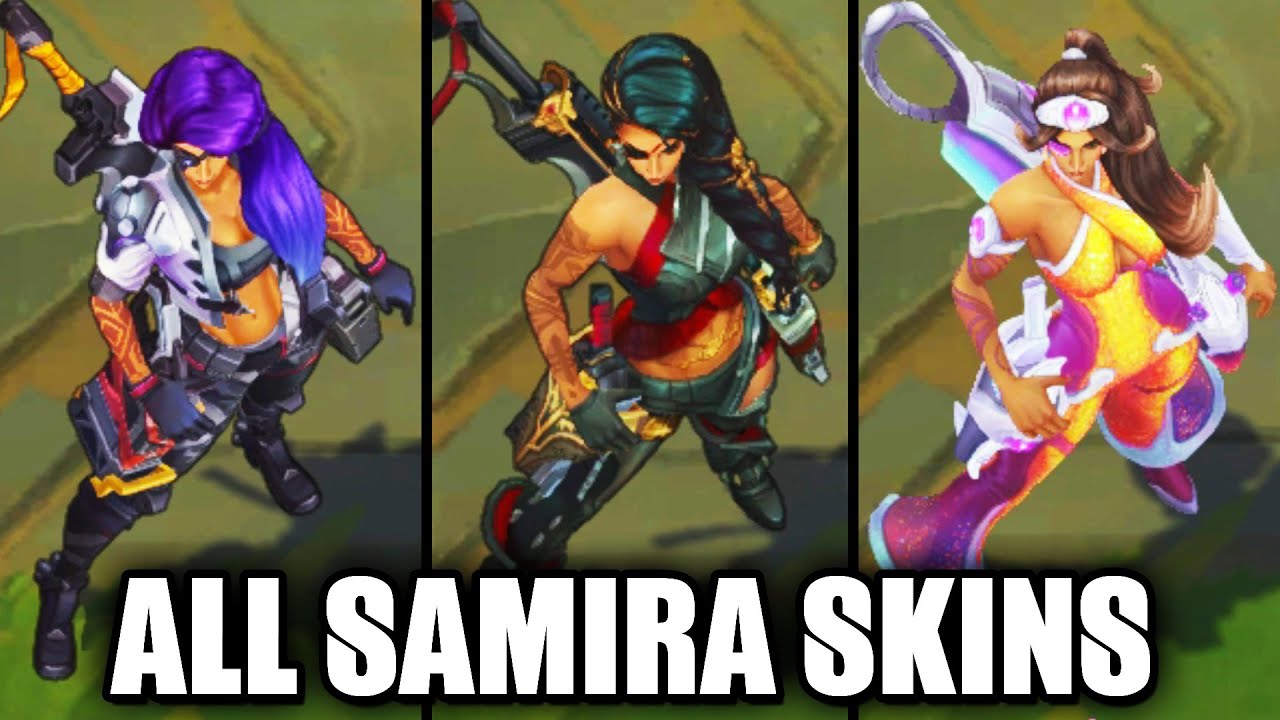 All Samira Skins Spotlight (League of Legends)