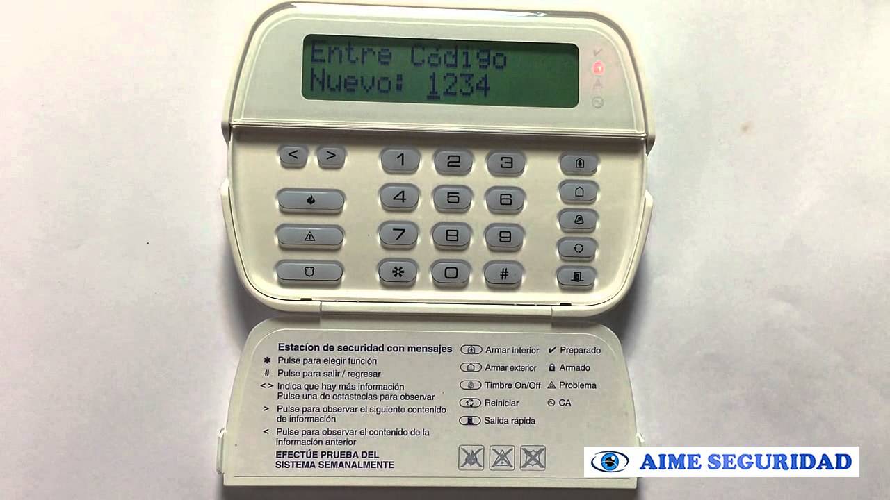 Uso y manejo de las alarmas DSC