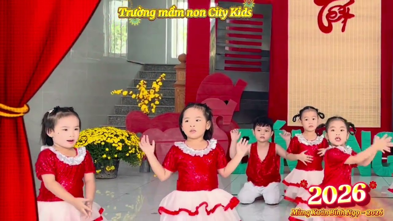 Biên địa múa Xuân mầm non #citykids #dance #mamnon #xh