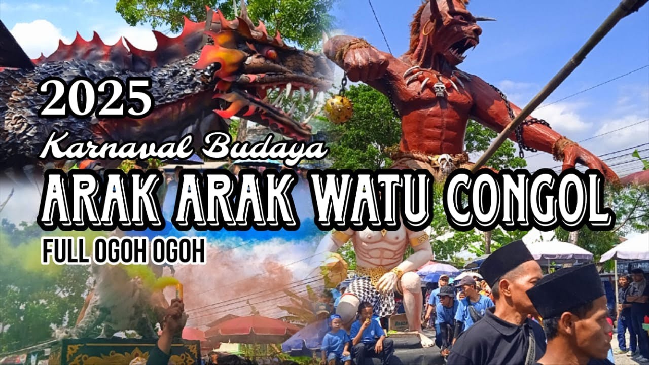 Karnaval Watu Congol Gunungpring Muntilan Magelang 2025 ‼️ Arak arak Watu Congol 