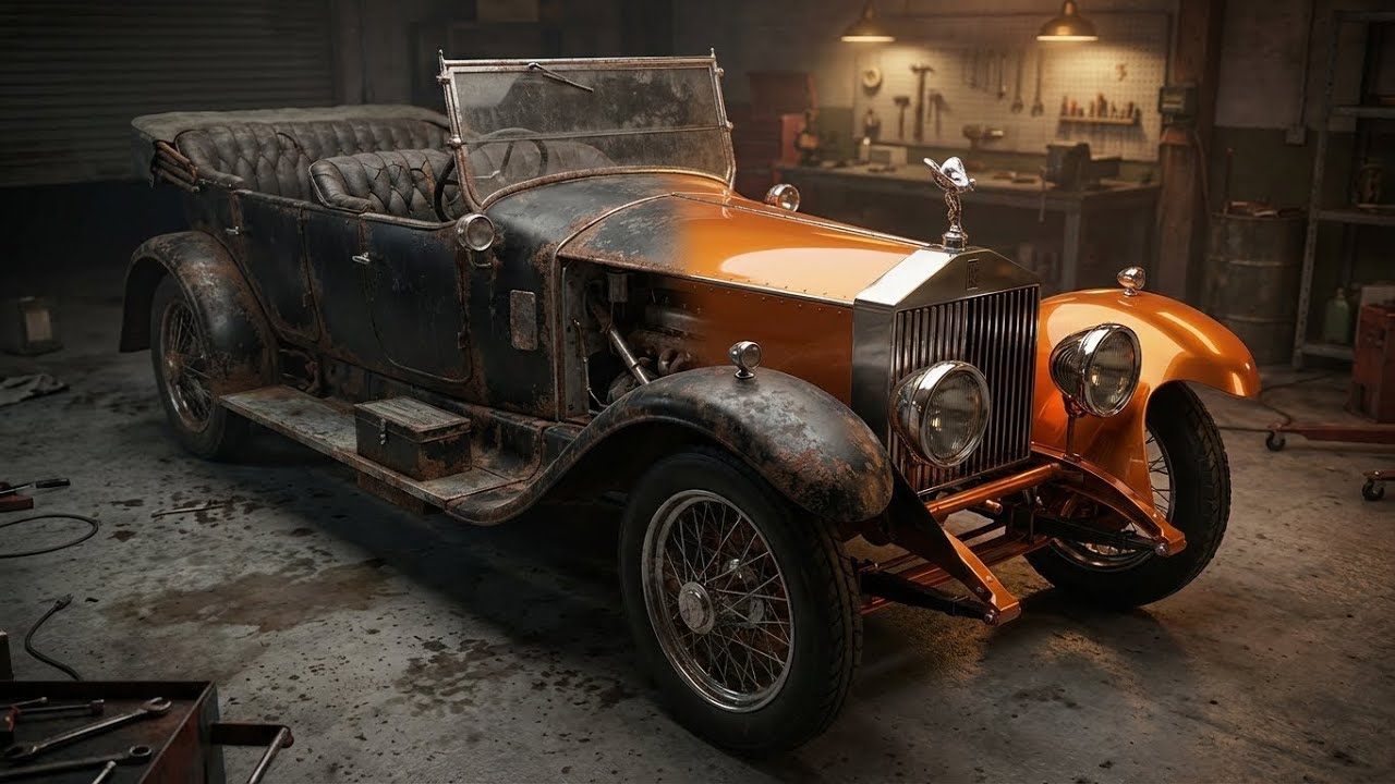 Full ASMR Restoration of Rolls-Royce Silver Ghost 1910 | From Abandoned Rust to Glossy