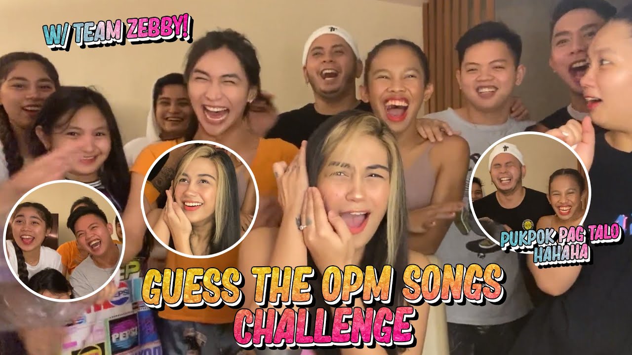 GUESS THE OPM SONGS CHALLENGE! W/ TEAM ZEBBY (LAPTRIP PUKPUKAN HAHAHA) | ZEINAB HARAKE