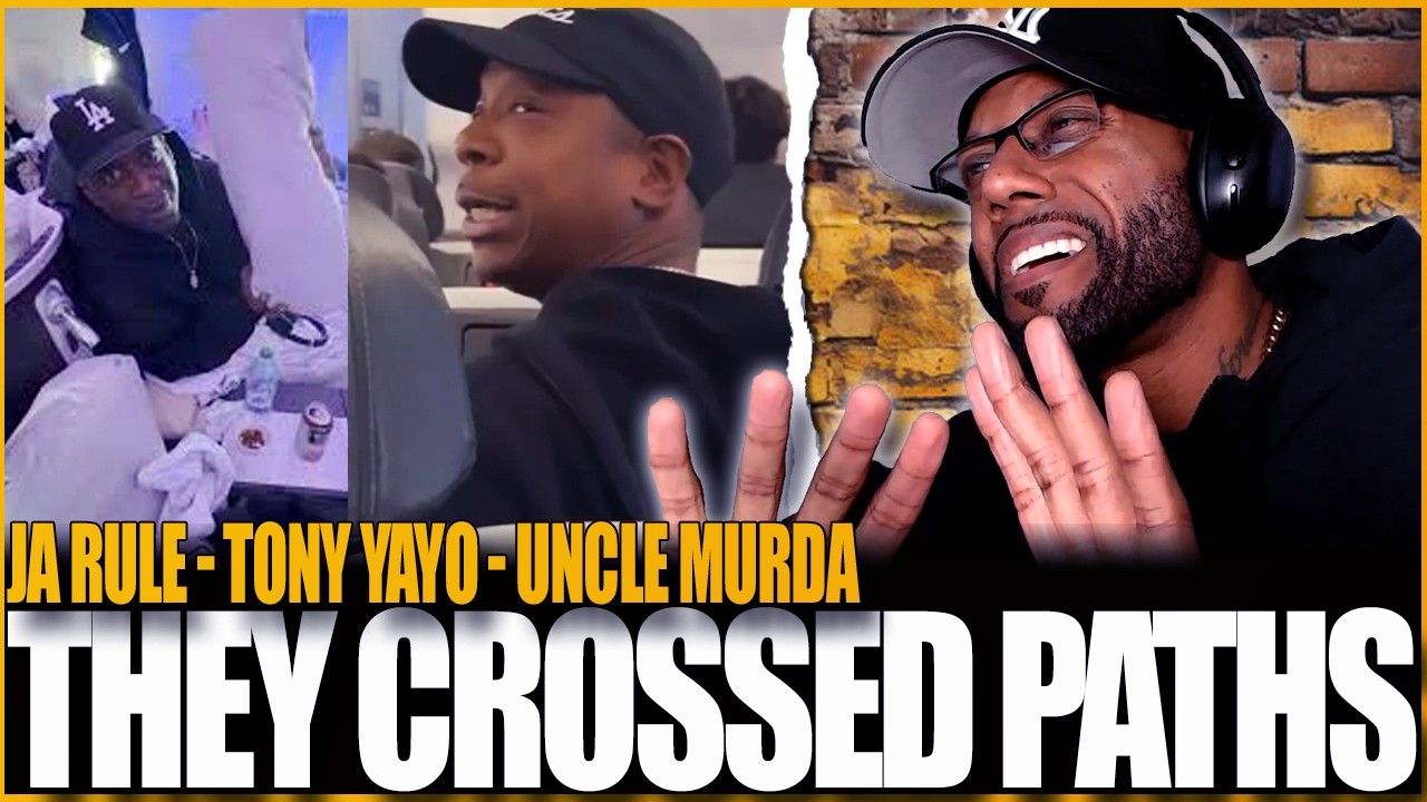 JA RULE SEES TONY YAYO AND UNCLE MURDA ON PLANE
