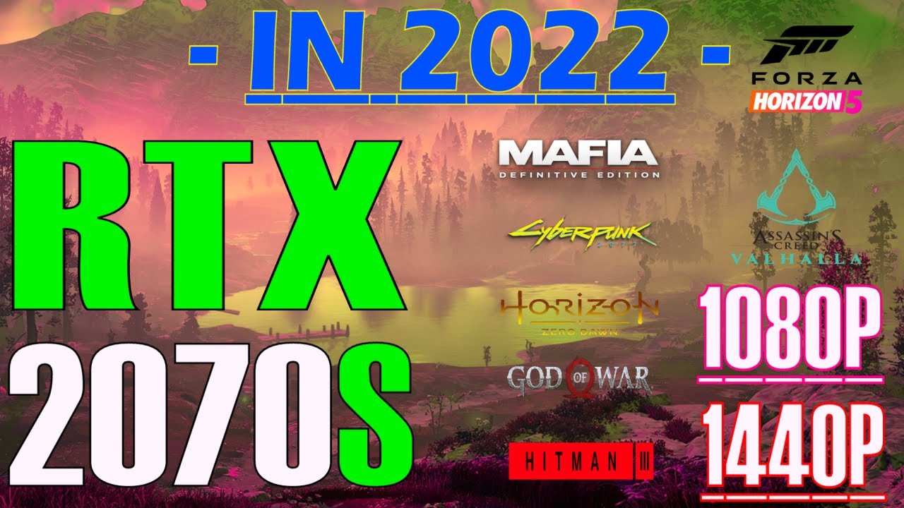 RTX 2070 SUPER - in 2022  // PC GAMES BENCHMARK TEST //