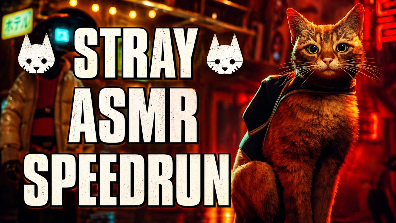 ASMR Speedrun 🎮 Glitching Our Way To Deep Sleep | Stray | Whispered