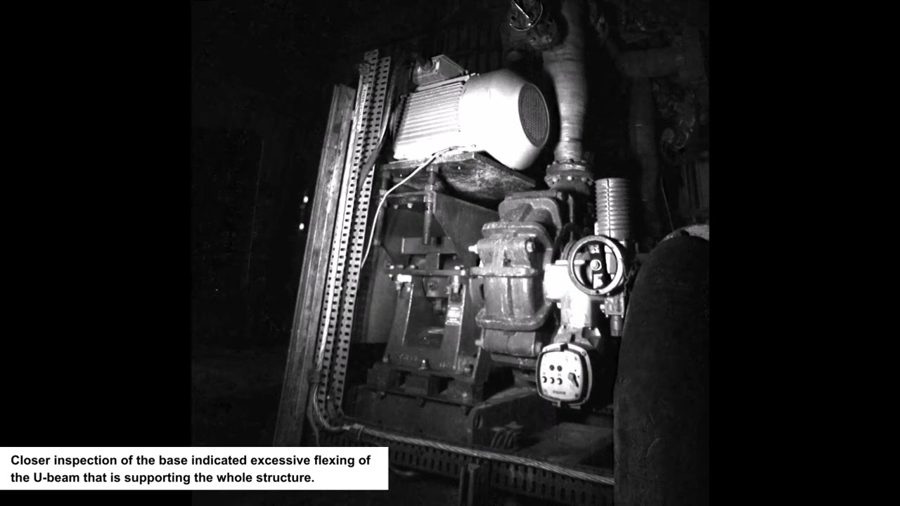 RDI Motion amplification on a pump