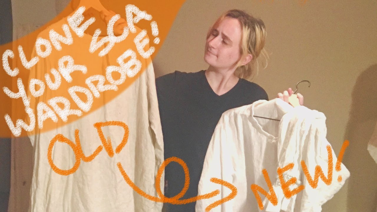 Clone Your SCA Wardrobe!| Getting Patterns From Your Garb ( + A birthday surprise )
