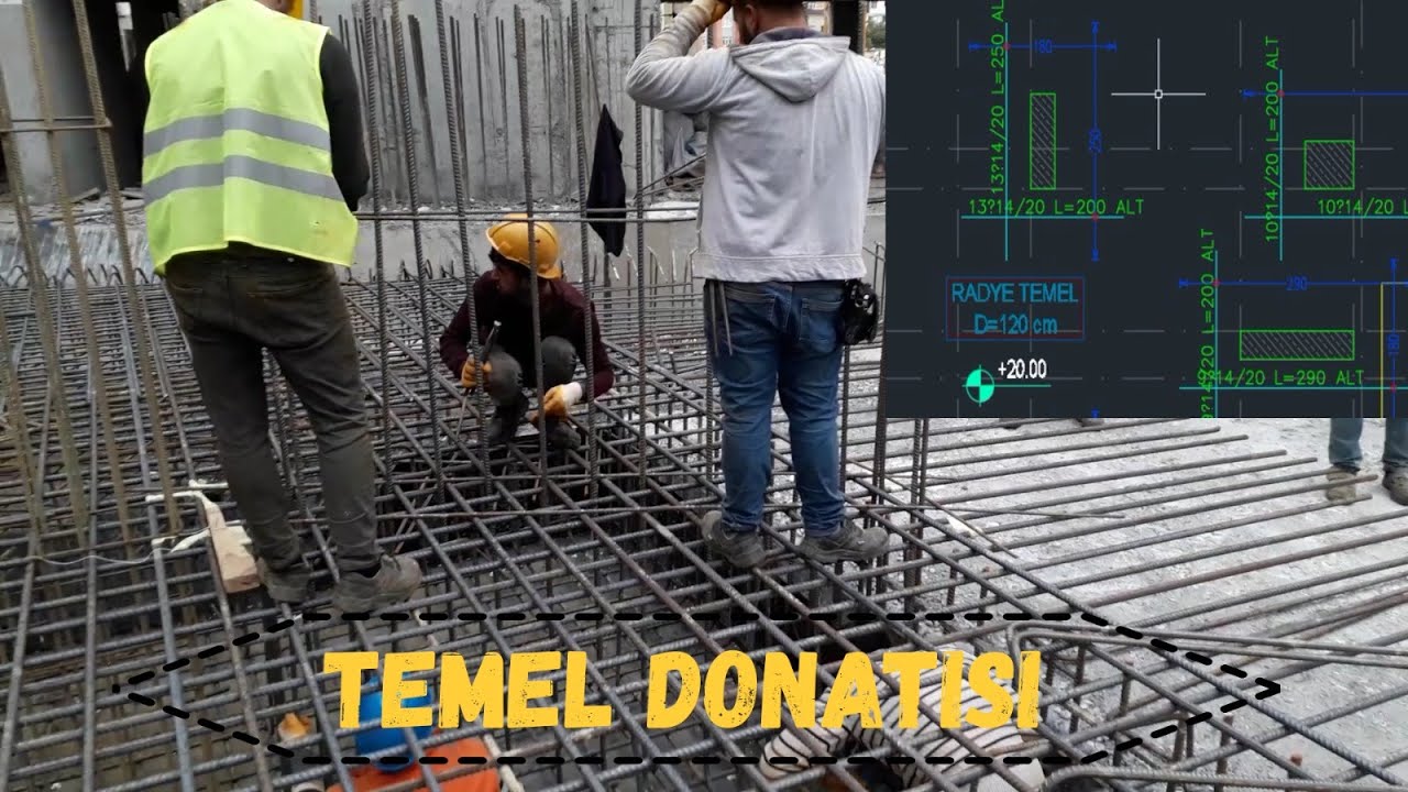 TEMEL DONATISI KONTROLÜ DETAYLICA / ŞANTİYE