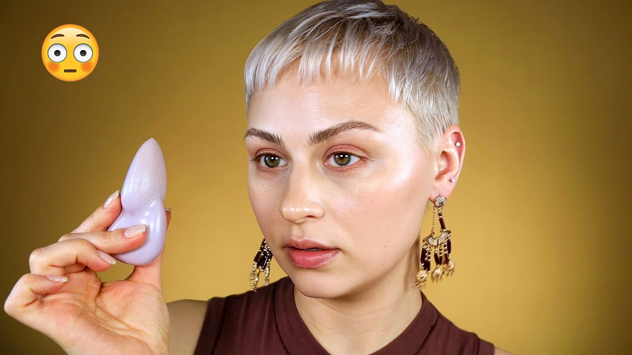Trying a new.....BEAUTY tool to apply my makeup lol