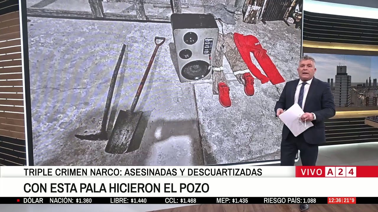 🚨TRIPLE CRIMEN NARCO: LOS OBJETOS CON LOS QUE DETUVIERON A QUIEN HABRÍA ENTERRADO LOS CUERPOS