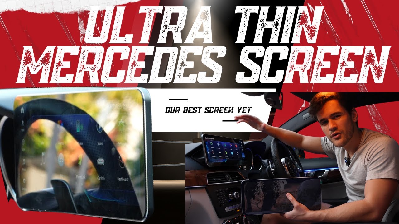 NEW Ultra-Thin DMP Android Screen for Mercedes-Benz | Sleeker than Ever!