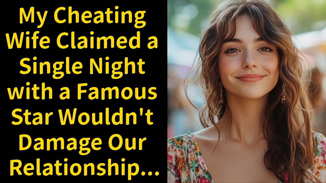 My Cheating Wife Claimed a Single Night with a Famous Star Wouldn't Damage Our Relationship...