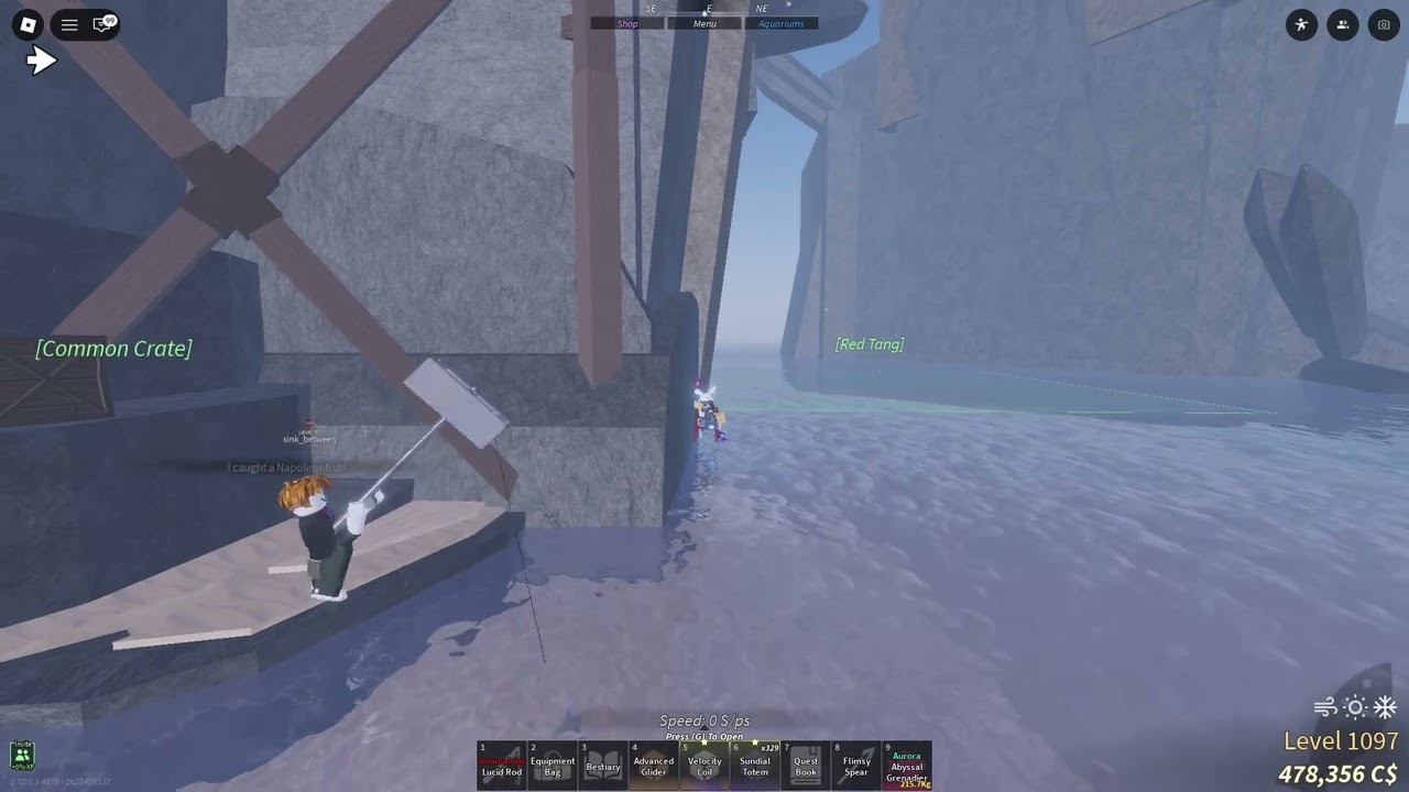 Footage scripter on roblox Fisch  ||  Part 2