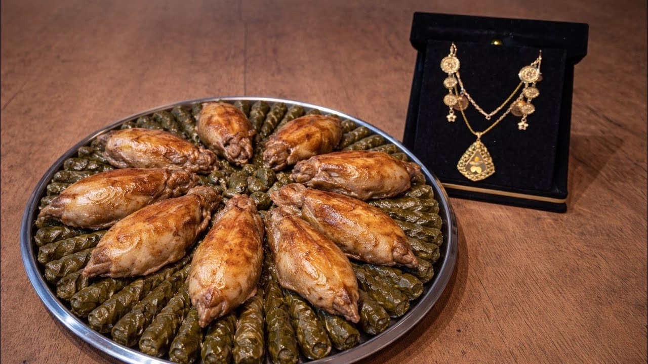 جتنى هديه ذهب😍 وعملت ورق عنب على الطريقه المصريه 🇪🇬🇪🇬