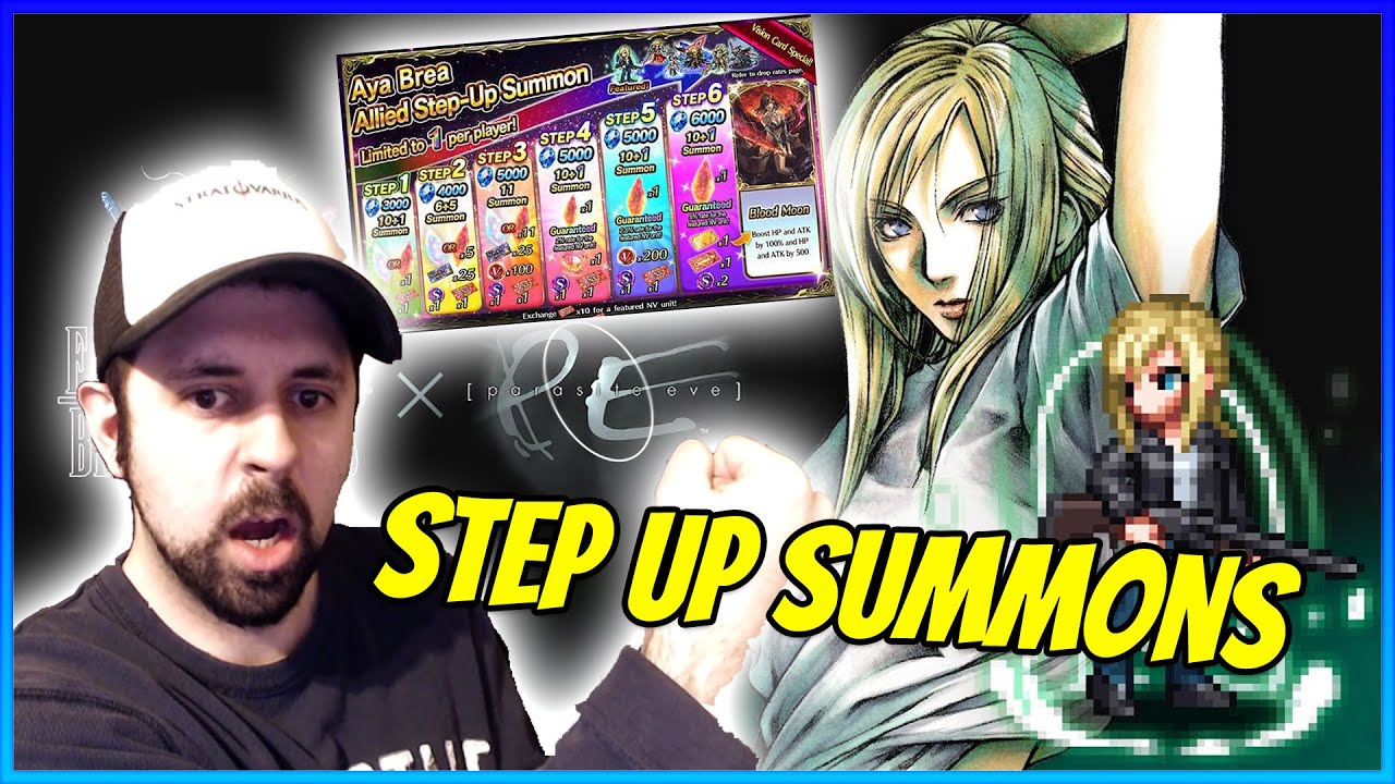 Time to Pull Aya Brea! Parasite Eve Collab Summons!!! Can I get even one? [FFBE Global]