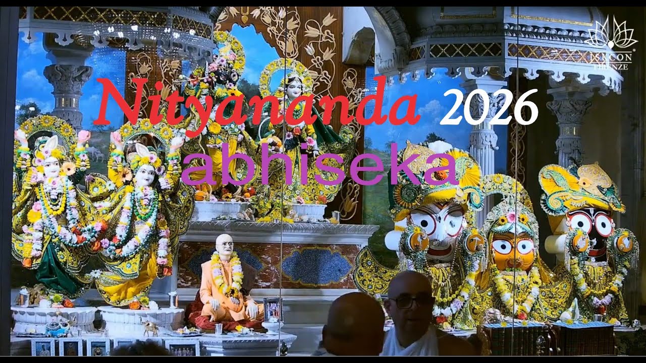 Nityananda 2026 ~ Abhiseka( bagno delle divinita' ) prima parte