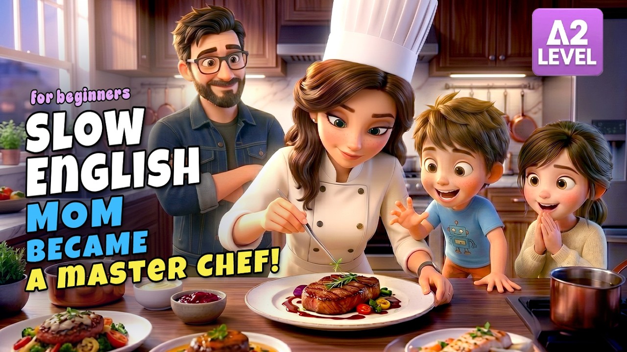 A Dinner Disaster at Home!? I Easy English Listening for Beginners (A1&ndash;A2)