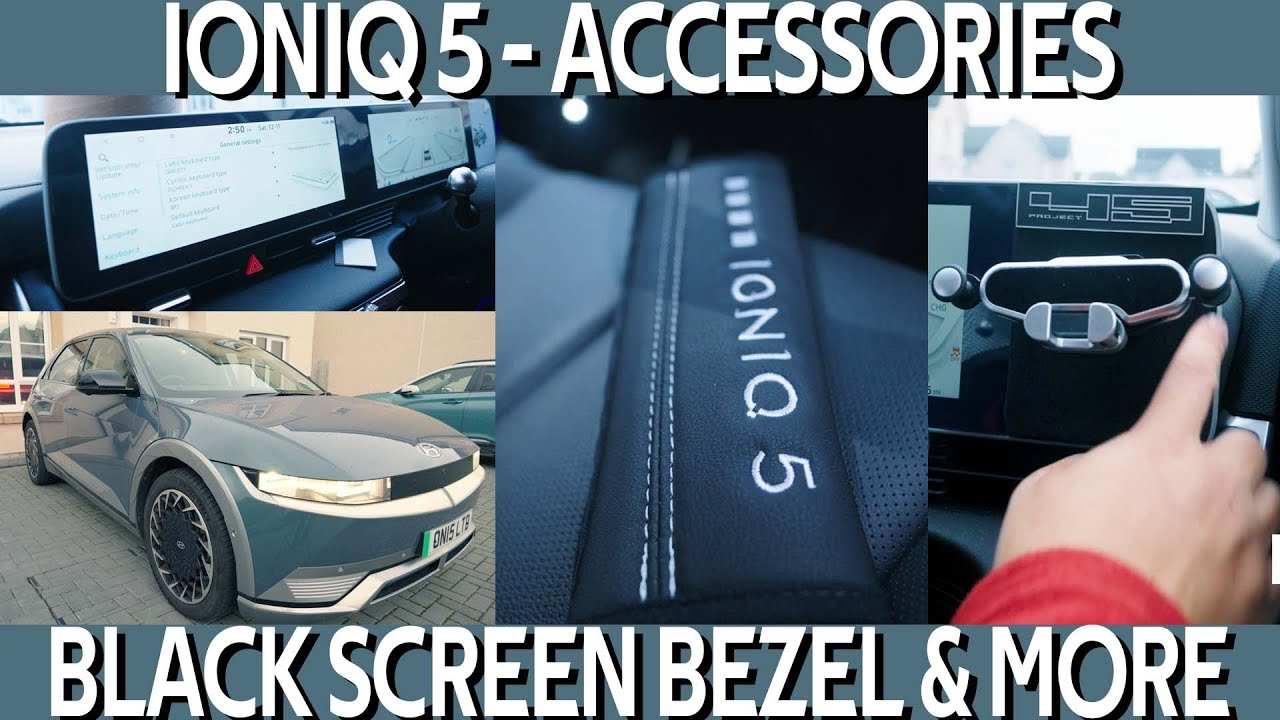 IONIQ 5 - More Accessories from BestEVMod and Others. Black Bezel Surround