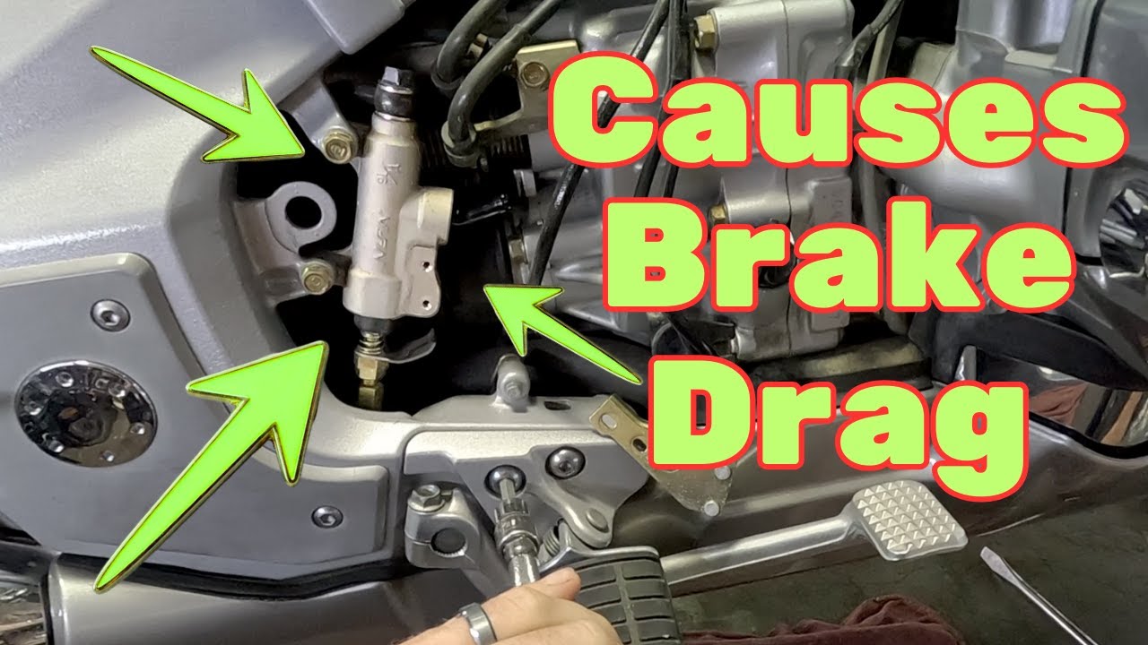 GL1800 Rear Brake Master Cylinder Replacement