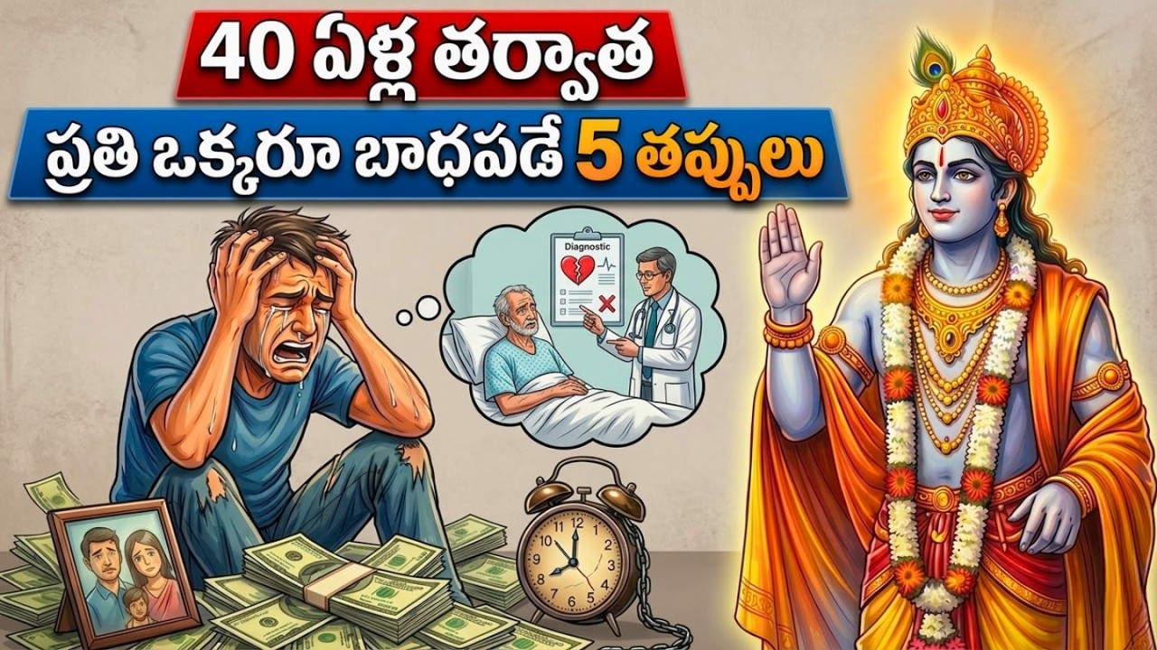 40 ఏళ్ల తర్వాత ప్రతి ఒక్కరూ బాధపడే 5 తప్పులు! ఇప్పుడైనా తెలుసుకోండి