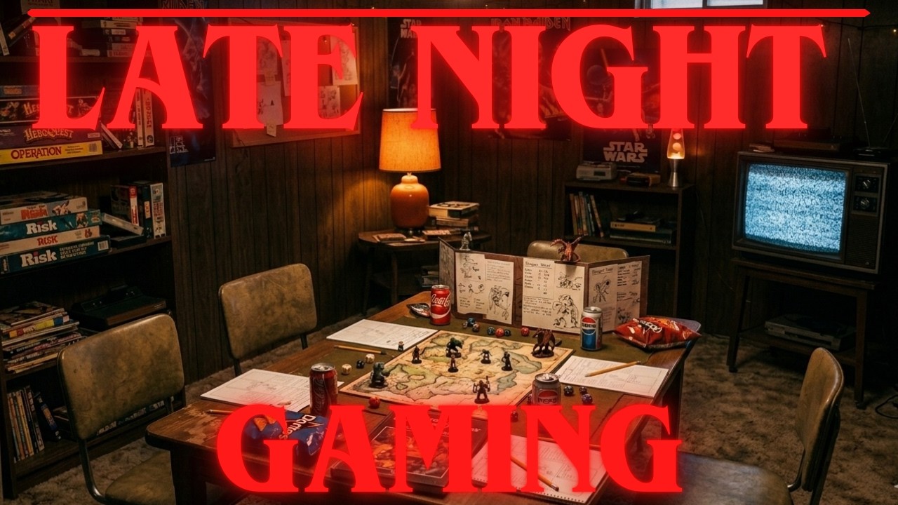 Stranger Synths 🎲 Late-Night 80s RPG Soundtrack