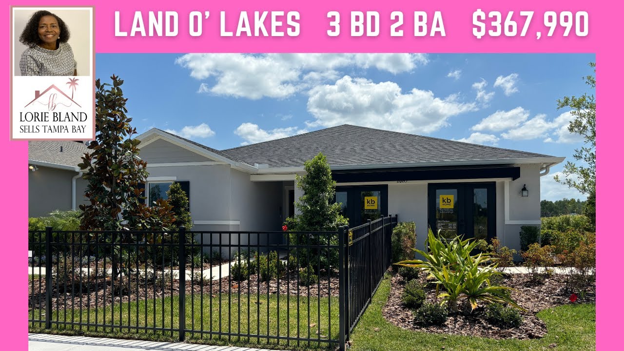Tampa Bay New Home Tour in Land O' Lakes, Florida a Tampa FL Suburb | Lorie Bland Sells Tampa Bay