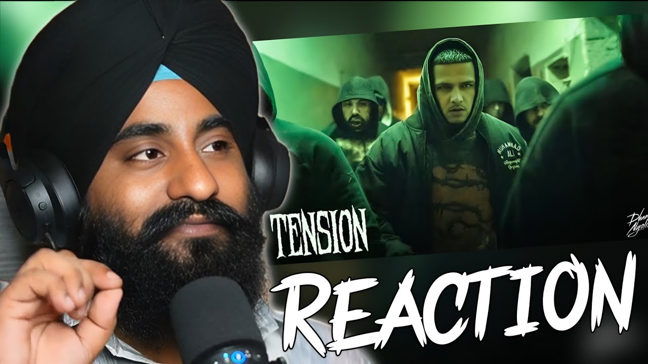 Reaction Dhanda Nyoliwala - Tension (Official Music Video)