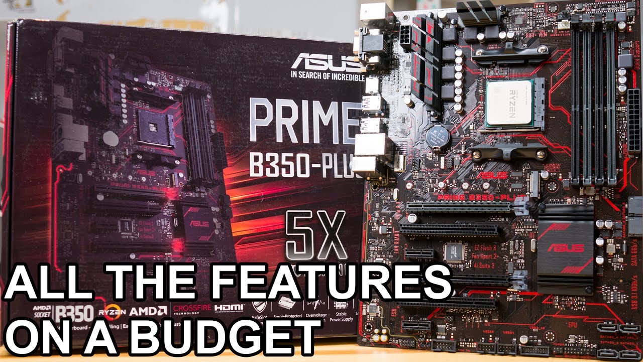 Asus Prime B350 Plus AM4 Ryzen motherboard review