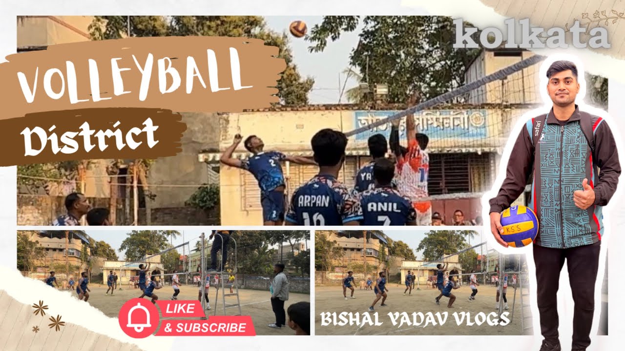 Kolkata District Volleyball Match 📍 Full Game | Shyamnagar Volleyball Highlights & Action