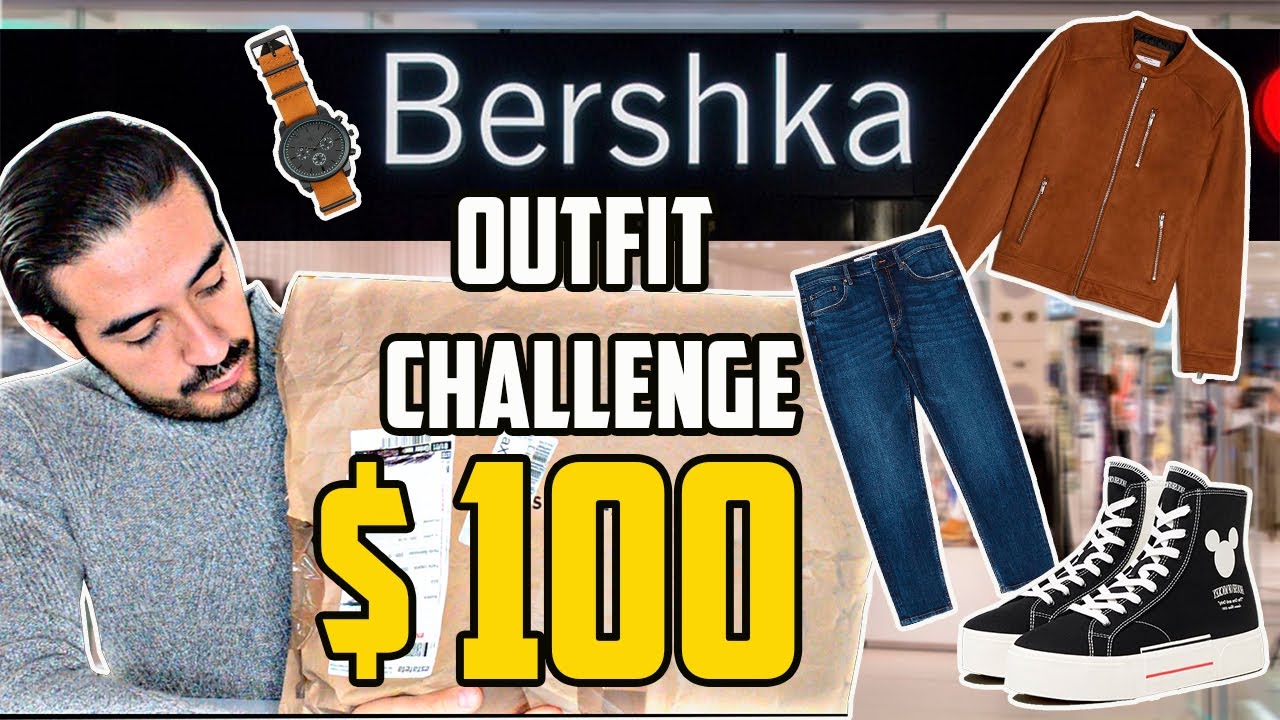 COMPRANDO UN OUTFIT CON $100 EN BERSHKA🔥 (CON ACCESORIOS)