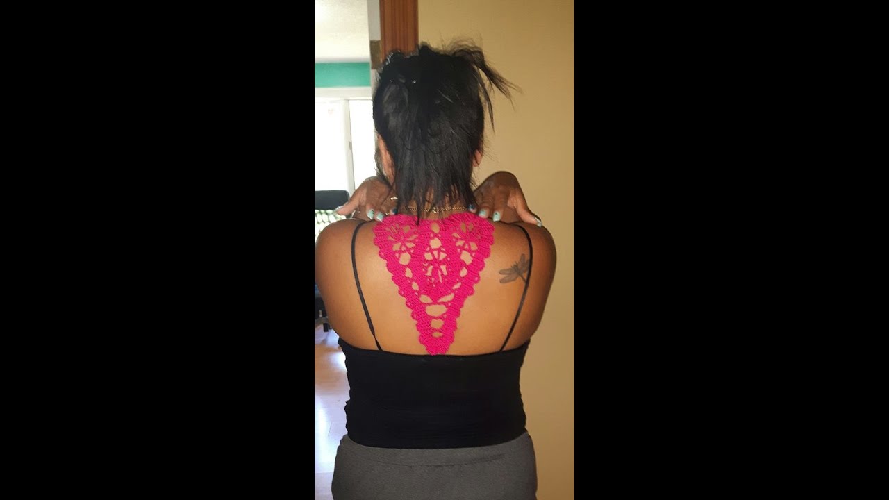 Crochet corazon en encaje de brujas con Ruby Stedman