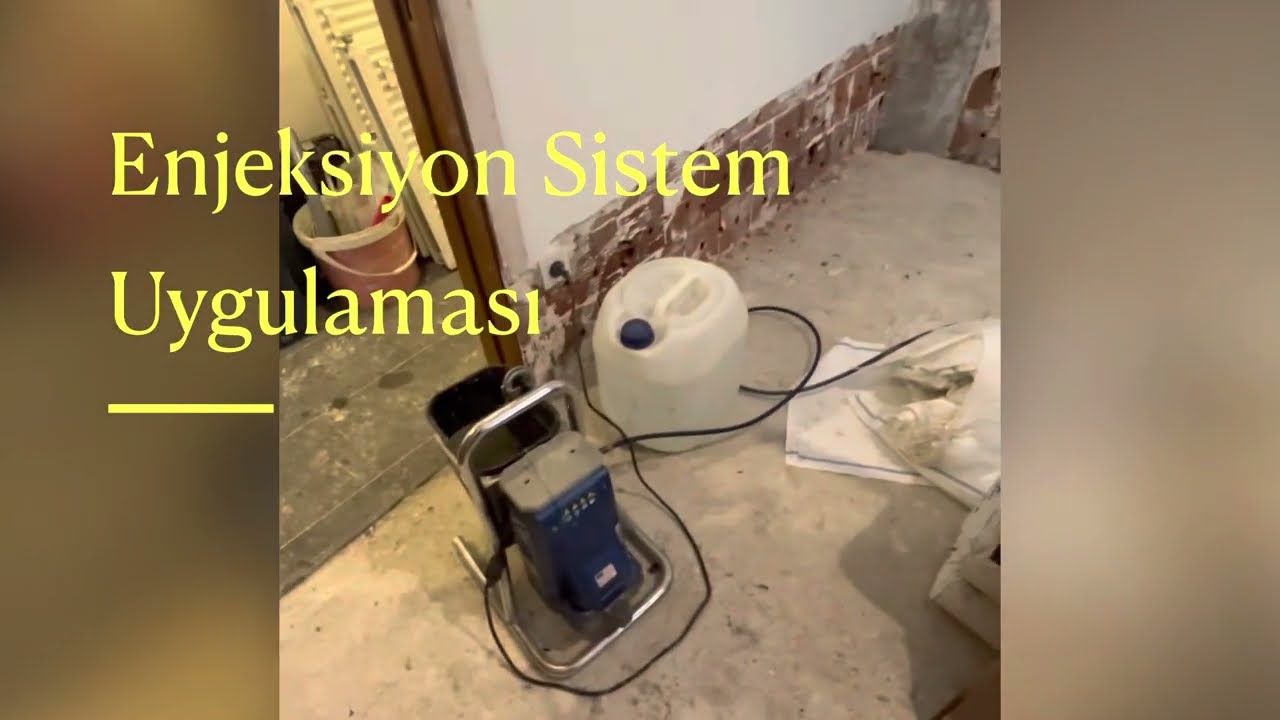 Enjeksiyon ile rutubet yalıtımı