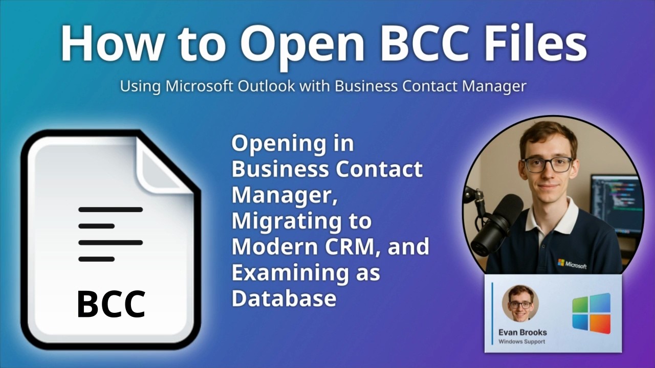 Как открыть файлы BCC (контакты Business Contact Manager)