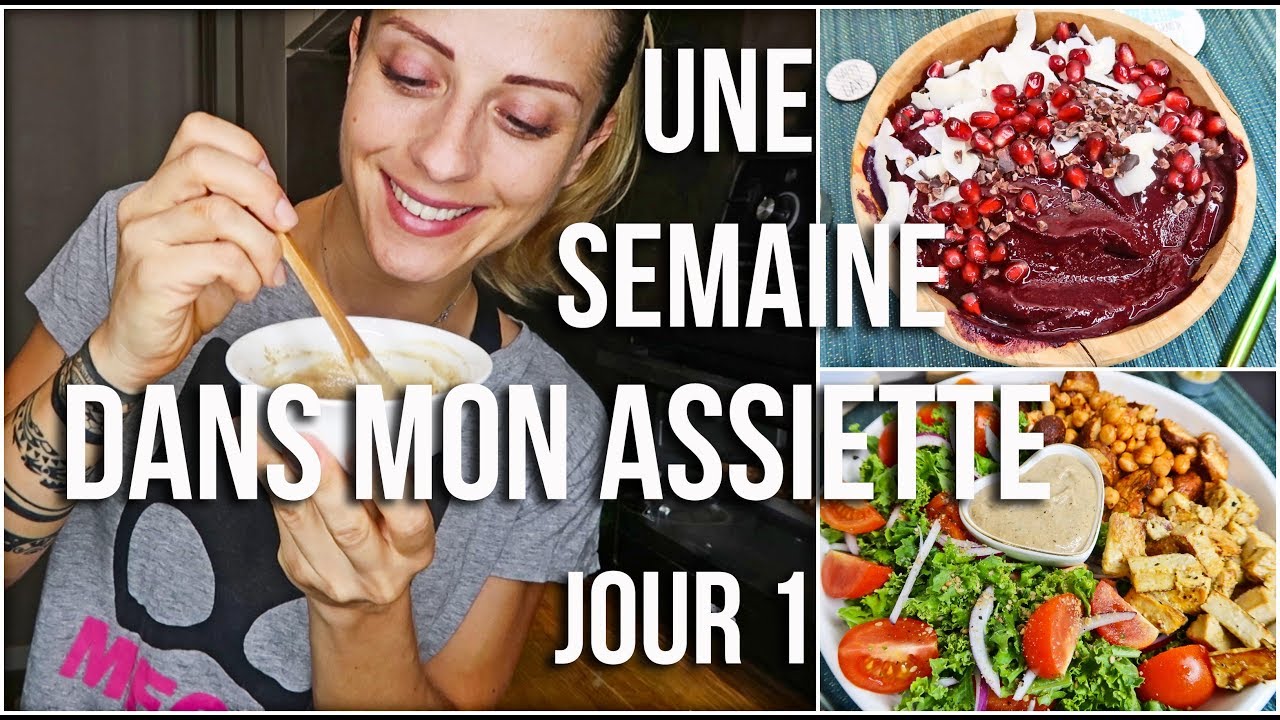 Courses HEALTHY & GOURMANDES ** Recettes ** Calories ** 1 semaine dans mon assiette #1