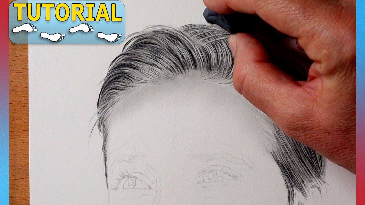 Haare zeichnen lernen für Anfänger Tutorial  - Wie zeichnet man Haare realistisch mit Bleistiften?