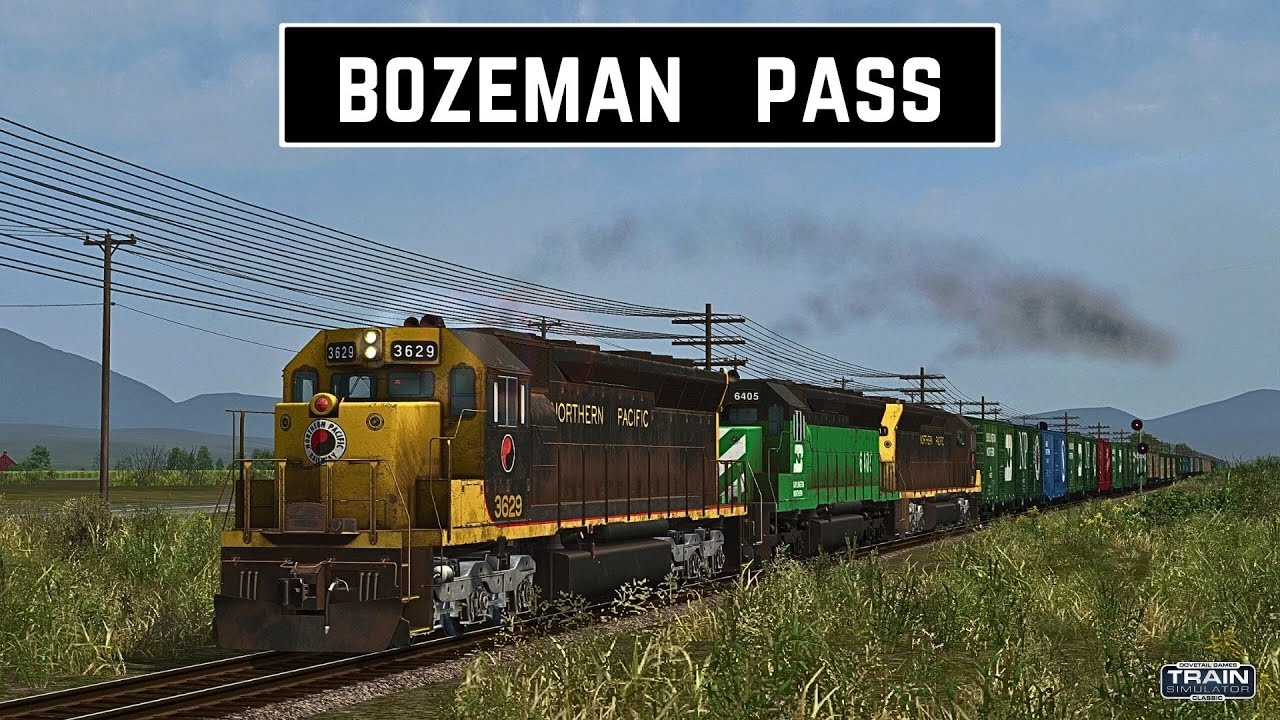 Montana's Bozeman Pass || #trainsimulator