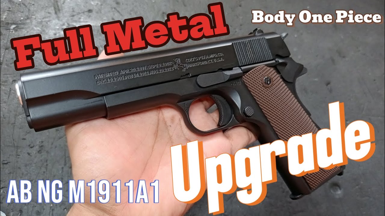 Test Akurasi Upgrade M1911 Full Metal | Airsoft Spring