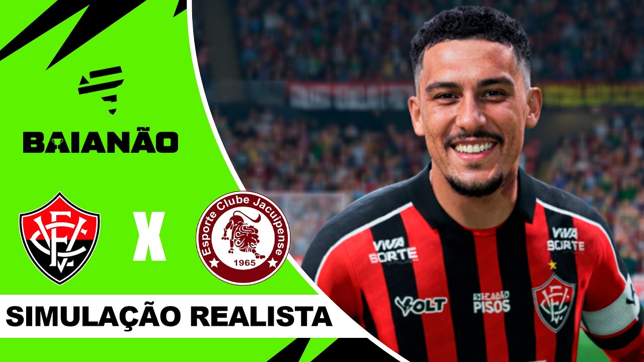 VITÓRIA X JACUIPENSE | Baianão 2026 SEMIFINAL | Simulação Realista