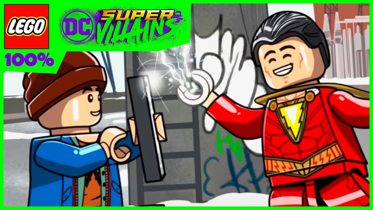 LEGO DC SUPER VILLAINS #58 DLC SHAZAM FUGA DE SIVANA 100% Gameplay Dublado PS5
