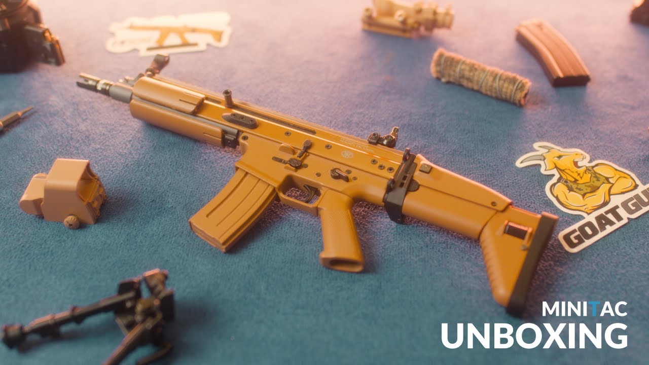 GoatGuns MINIATURE FN SCAR® Model | UNBOXING (ASMR)